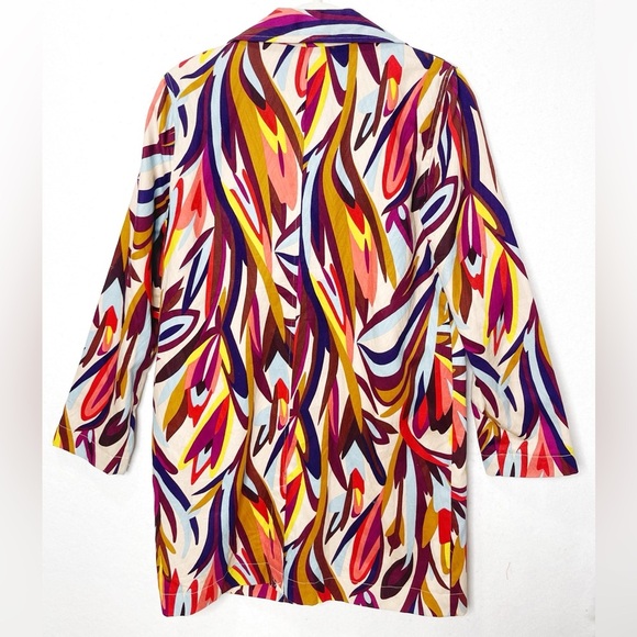 MISSONI X Target Bright Pattern Jacket Trench Coat Style Colorful Design - Picture 2 of 10